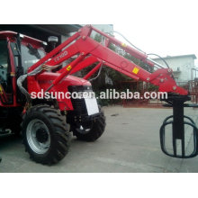 Sunco Factory provide front end loader with bale grab